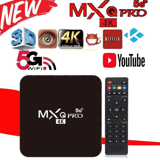 STB Android TV BOX MXQ PRO ULTRA HD 4K PRO 5G-2GB/16GB