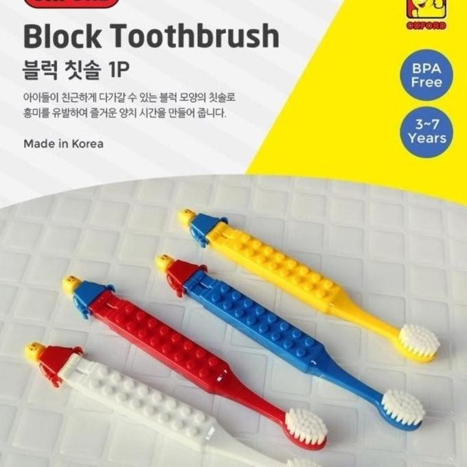 Sikat Gigi Korea Lego Oxford Toothbrush