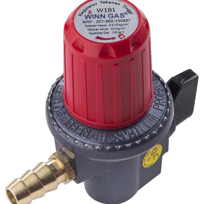 New Winn Gas W181Nmhp Regulator Kompor Gas Tekanan Tinggi Otomatis