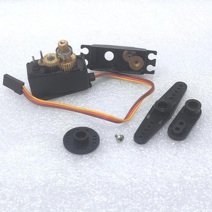 THREE WIRE METAL GEAR SERVO 25G WLTOYS 12428 12429 124016 124017 ORIGINAL DAN TERPERCAYA