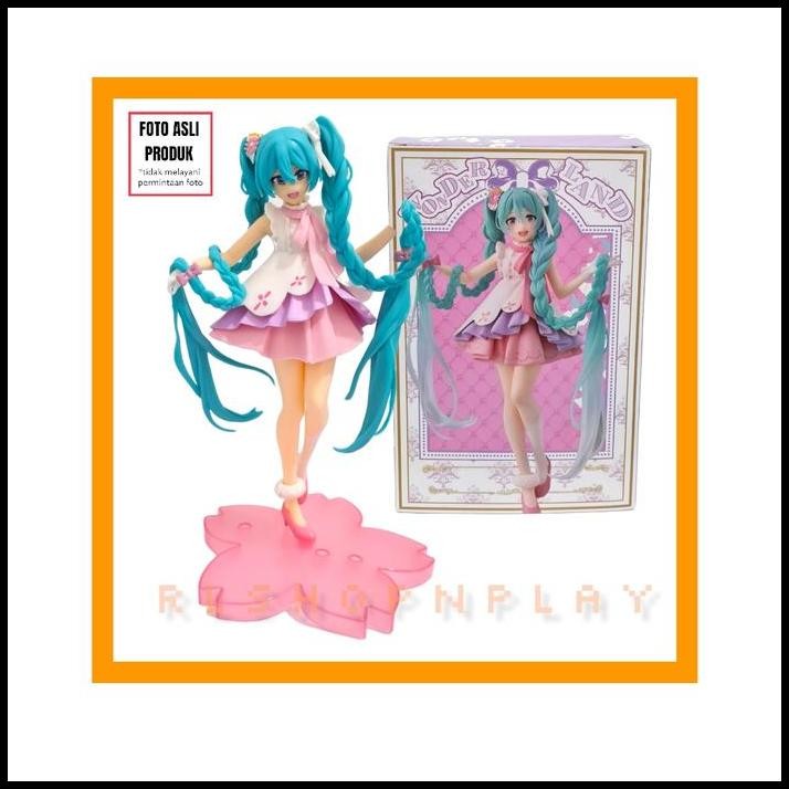 Action Figure Vocaloid Hatsune Miku Sakura Miku  Wonderland series