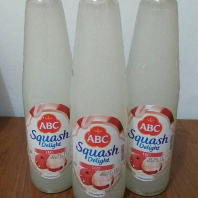 Sirup Abc Squash Delight Rasa Leci ( Khusus Gojek Instan/ Sameday)/ Abc Squash Lychee