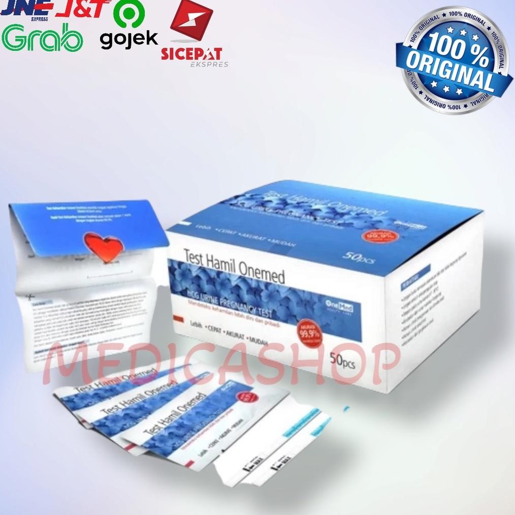 TEST HAMIL ONEMED / TESPEK ONEMED / TES HAMIL / TESPEK ONEMED / TES KEHAMILAN MURAH 1BOX DiM