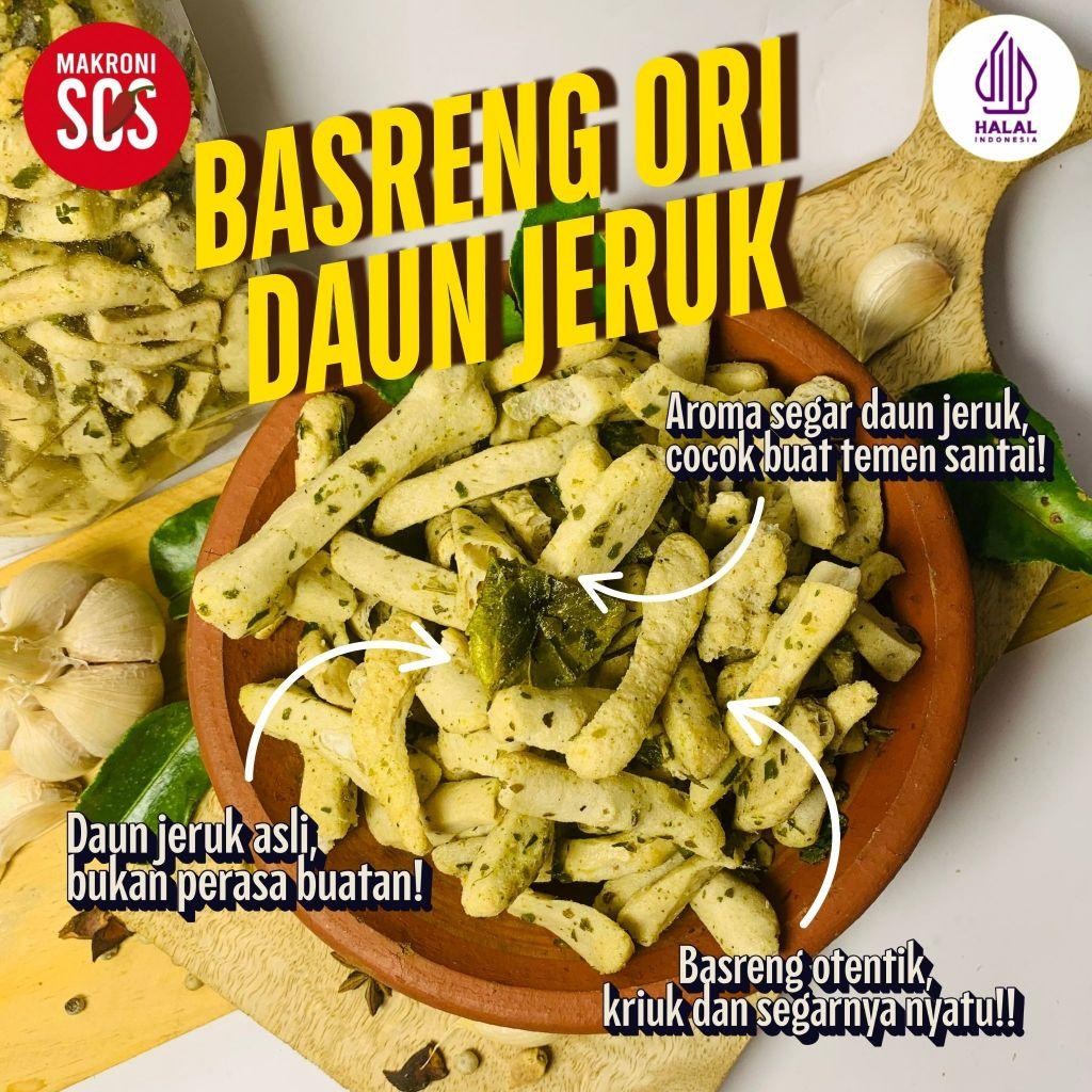 

1Kg Basreng Ikan Original Daun Jeruk Makaroni Sos Gurih Nampol Berkualitas