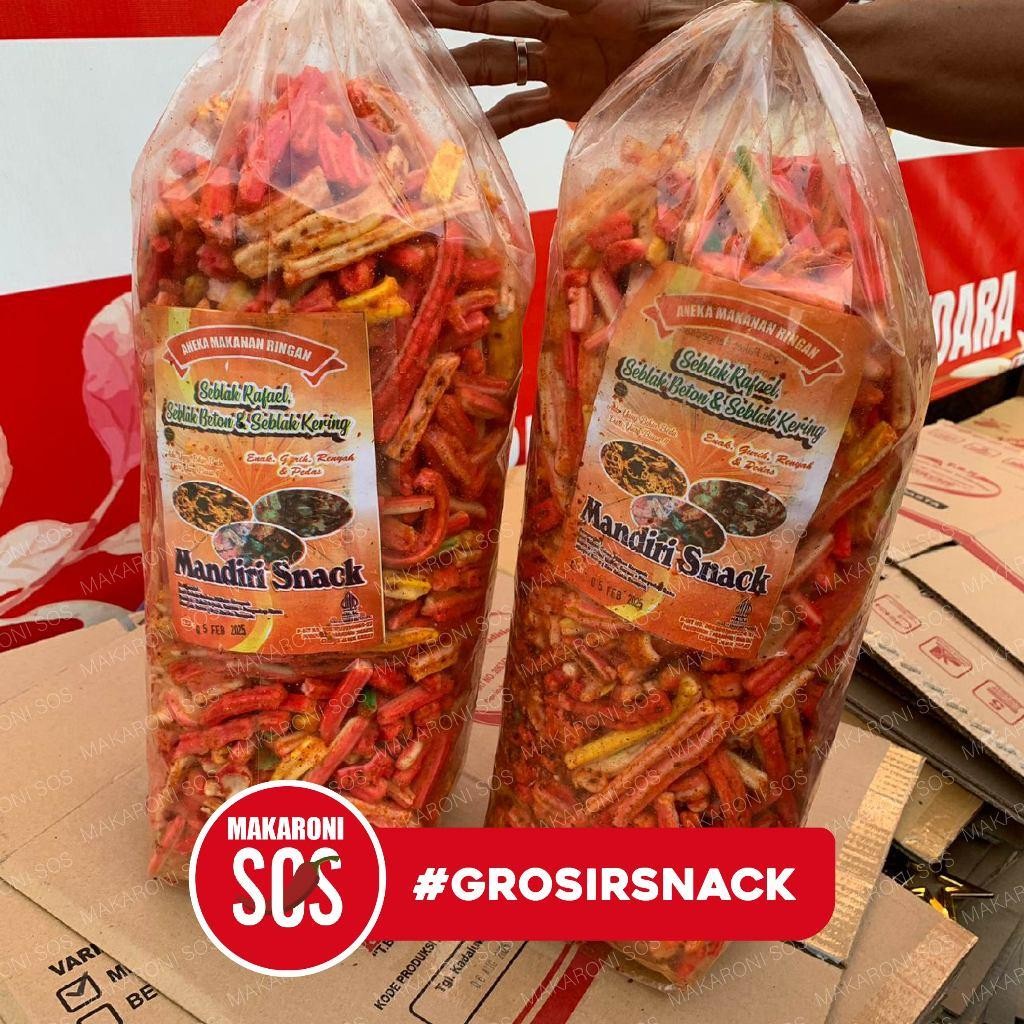 

1Kg Kerupuk Seblak Beton / Seblak Jaat Pedas Nikmat Bantat Grosir Snack Berkualitas