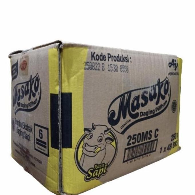 

Masako Ayam 250 Gr Dus / Masako Sapi 250 Gr Dus / Masako Karton Isi 48
