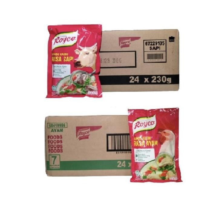 Royco 230G Dus / Royco 24 X 230G Dus / Royco Ayam Dus / Royco Sapi Dus