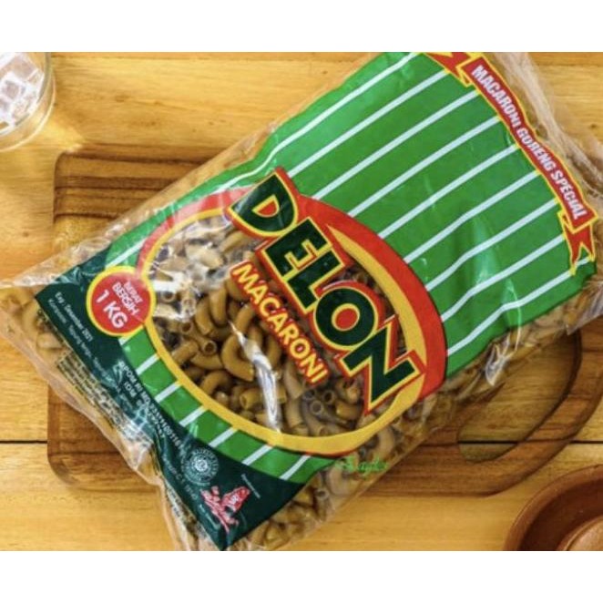 

Makaroni Goreng 1Kg / Makaroni Mentah Mekar / Delon Hijau /Makaroni
