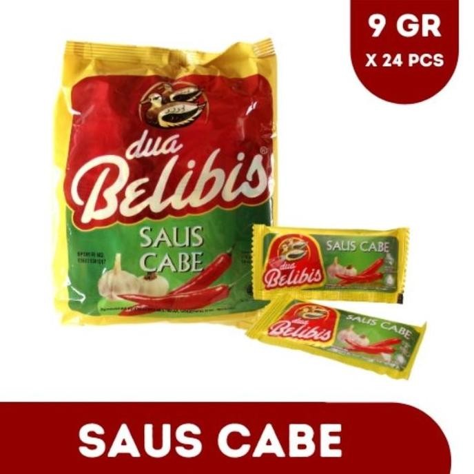 

Saus Cabe Belibis Sachet Isi 24 / Sambal Dua Belibis / Saus Cabe Sak
