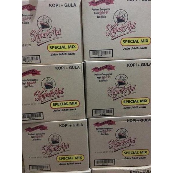 

Kopi Kapal Api Special Mix 120 Sachet X 25G / Kopo Kapal Api Dus Mix