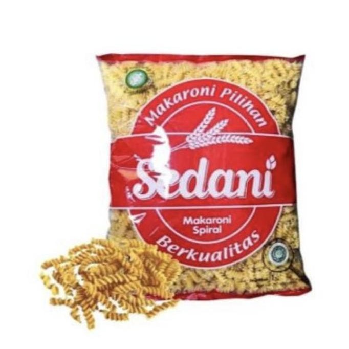 

Makaroni Sedani Pipa Dus 10Bks X 1Kg / Makaroni Sedani Spiral Karton