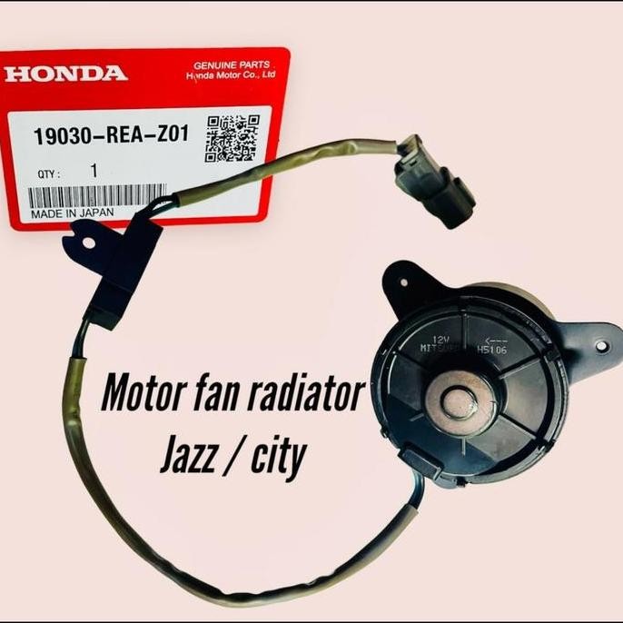 Motor Fan Radiator Jazz Old Mitsuba Asli 19030-Rea-Z01