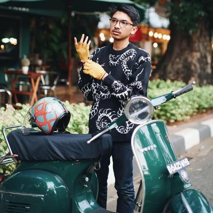 Sarung Cover Jok Model Yankee Camel  Vespa Klasik