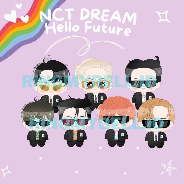 [READY] NCT DREAM KEYCHAIN HELLO FUTURE AGENT