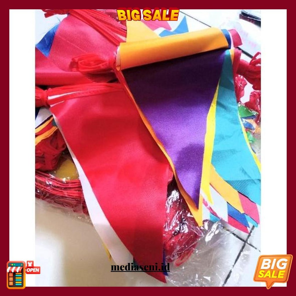 Umbul Umbul Segitiga Warna Warni Dan Merah Putih/Bendera Umbul Umbul Terlaris