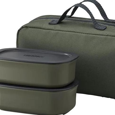 Thermos Jea-801 Kki Vacuum Insulated Soup Lunch Set, 28.7 Fl Oz (800 Ml), Khaki