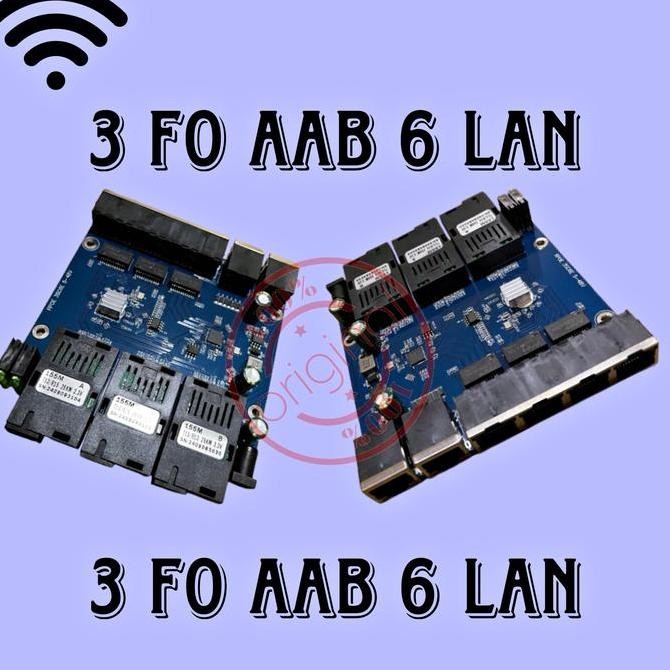 TERLARIS - CONVERTER 3 FO AAB 6 LAN 10/100