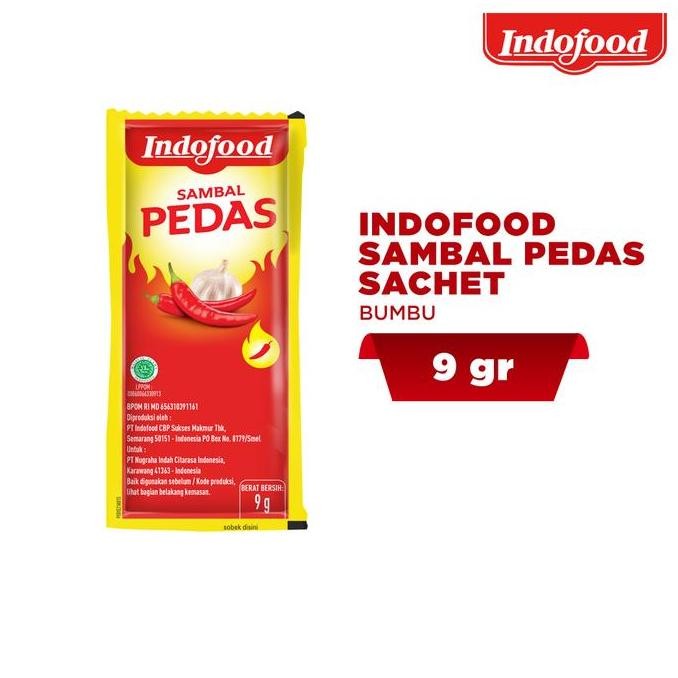 

Sambal Indofood Pedas Sachet 9 g