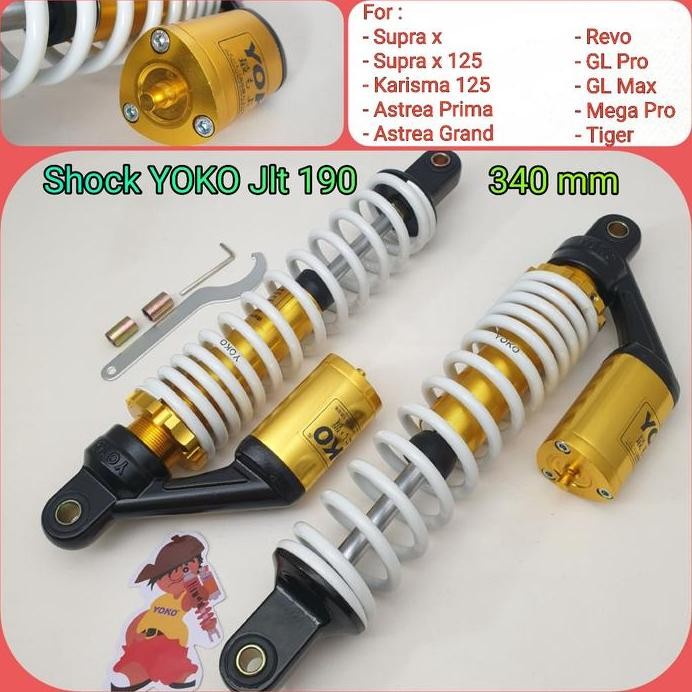 new Shock breaker YOKO MODEL TABUNG SEGITIGA 270mm dan 340mm murah