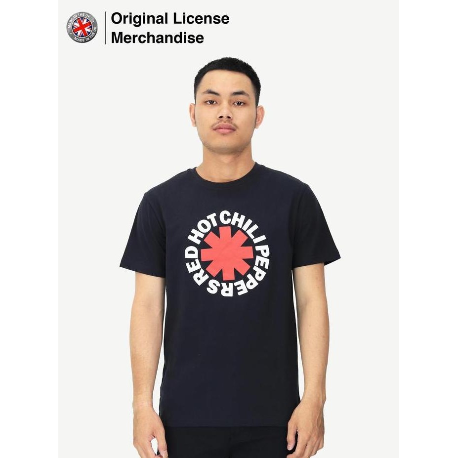 

Kaos Hitam Pendek Pria Band RED HOT CHILI PEPPERS Ori Classic Asterisk