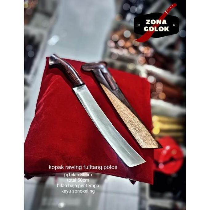 GOLOK KOPAK RAWING FULL TANG BAJA ASLI KUALITAS SUPER TAJAM