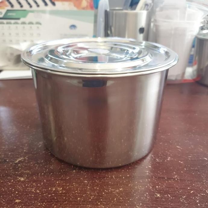 

Tempat bumbu sambal stainless vavinci lebar 160 mm tinggi 100 mm