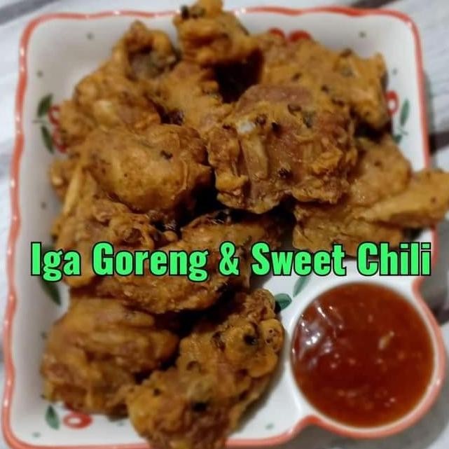 

Lauk Matang: Iga Babi Goreng Cocol Saus Sweet Chili