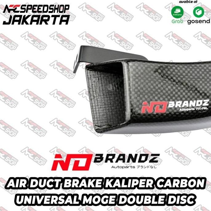 Pendingin Kaliper NoBrandz Air Duct Brake Cooler Carbon Kevlar No Brandz Universal Moge Double Disc 