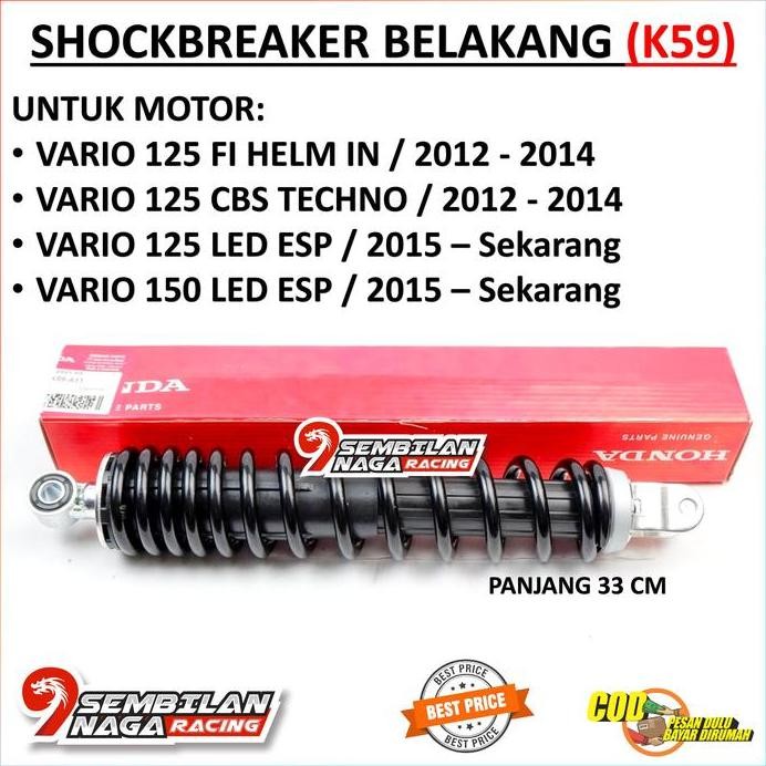 new SHOCKBREAKER BELAKANG VARIO 125 CBS TECHNO LAMA VARIO 125 150 LED ESP 2015 2016 2017 2018 2019 2