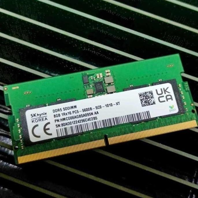 BEBAS ONGKIR - RAM LAPTOP SK HYNIX DDR5 8GB 5600Mhz / PC 44800 SODIMM NOTEBOOK MEMORY