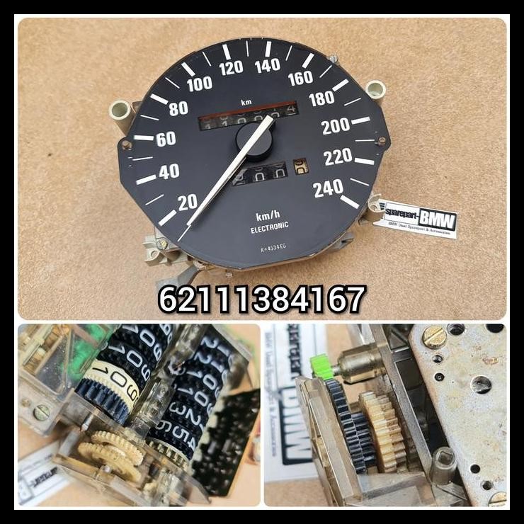 GRATIS ONGKIR SPEEDOMETER GAUGE KM/H BMW E34 520I M20 M50 NON VANOS 62111384167 