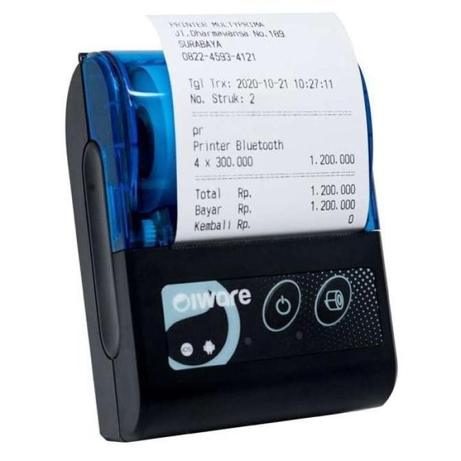 Iware Printer Thermal Iware C-58Mpc Printer Kertas Thermal Printer Label New Stok