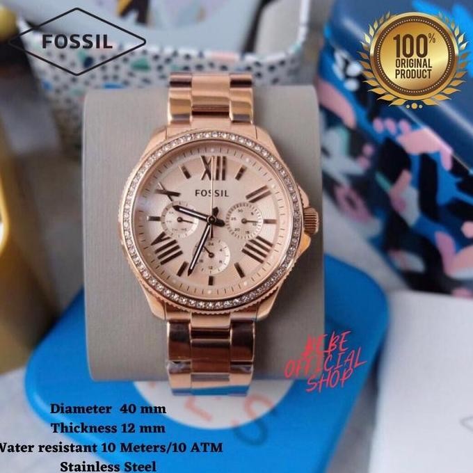 [ORIGINAL] Jam Tangan Wanita FOSSIL AM4483 Crystal / Jam Wanita Fossil