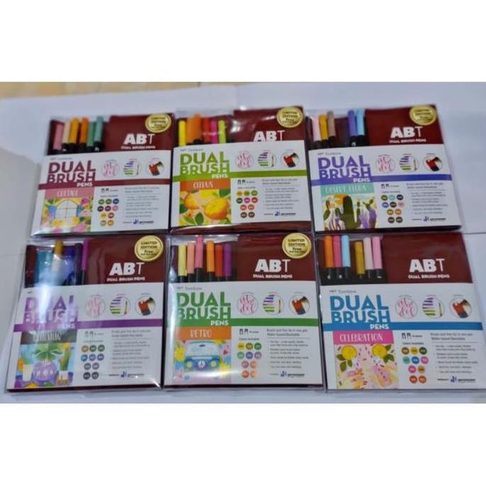 

NEW Tombow Dual Brush Pen Set 10 Warna Edisi Terbatas dengan Kualitas Baik dari Bahan Terbaik Termasuk Free Roll Pen Case Cocok untuk Stationery
