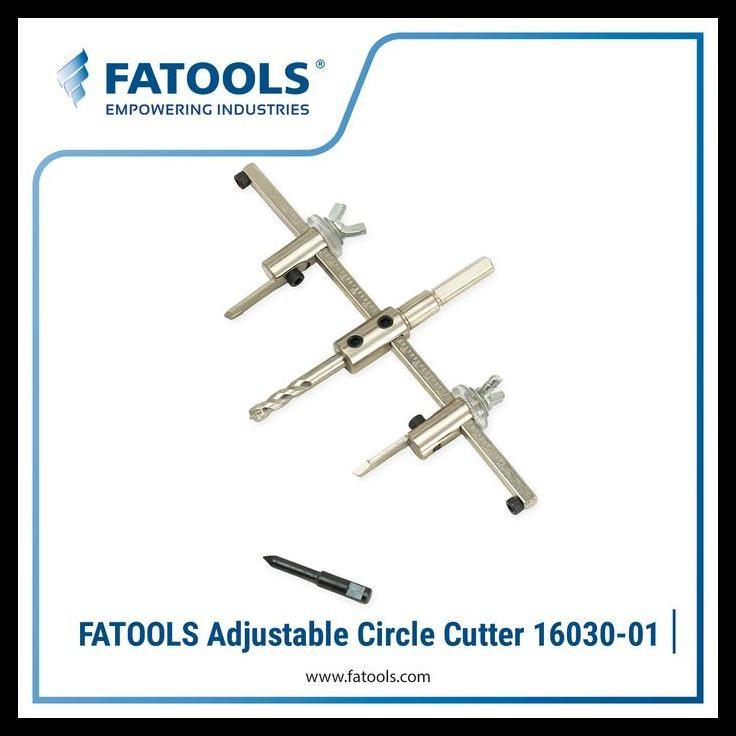 

TERBARU FATOOLS 16030-01 ADJUSTABLE CIRCLE CUTTER PEMOTONG LINGKARAN BULAT 200 !!!!!!