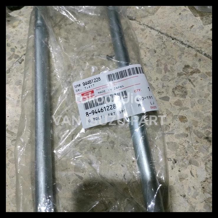 DISKON U BOLT BOL DEPAN ISUZU NPS KANAN RH ORIGINAL GENUINE PART 