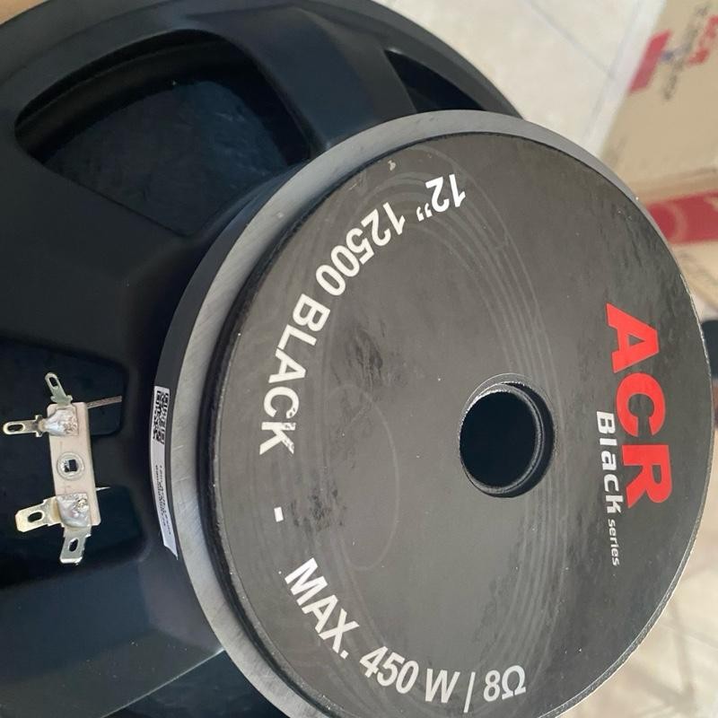 SPEAKER 12” ACR 12500 BLACK WOOFER – 450 WATT – 8 OHM