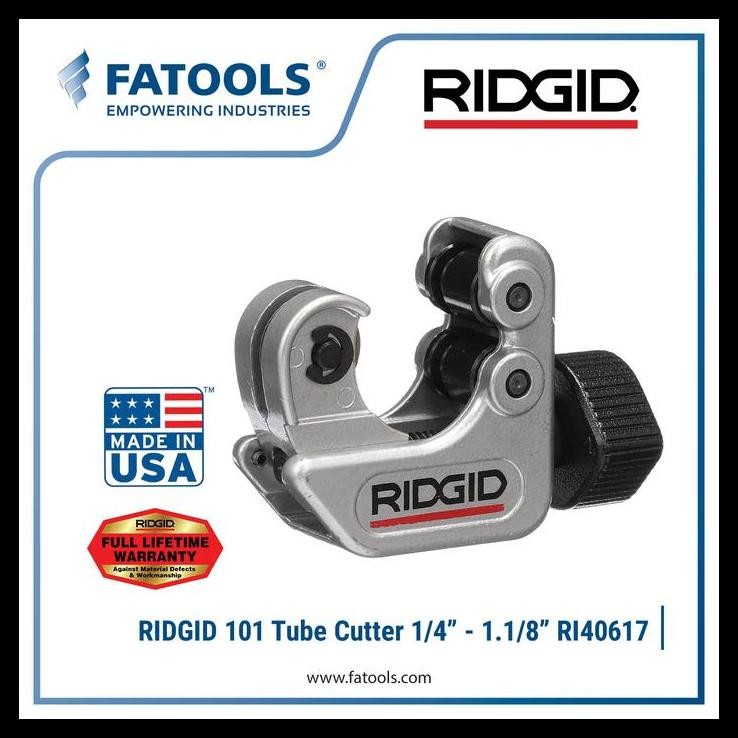 

HOT DEAL RIDGID 40617 101 TUBE CUTTER 1/4" - 1.1/8" !!!!!!