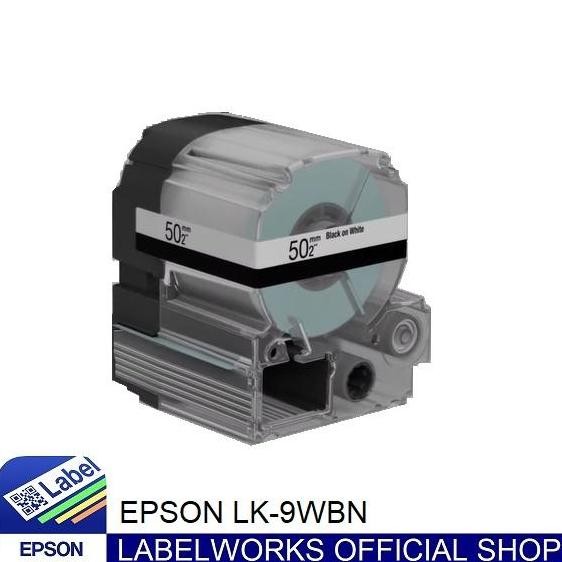 

Epson Label 50Mm Black On White Labelworks Tape Cartridge Lk-9Wbn New Stok