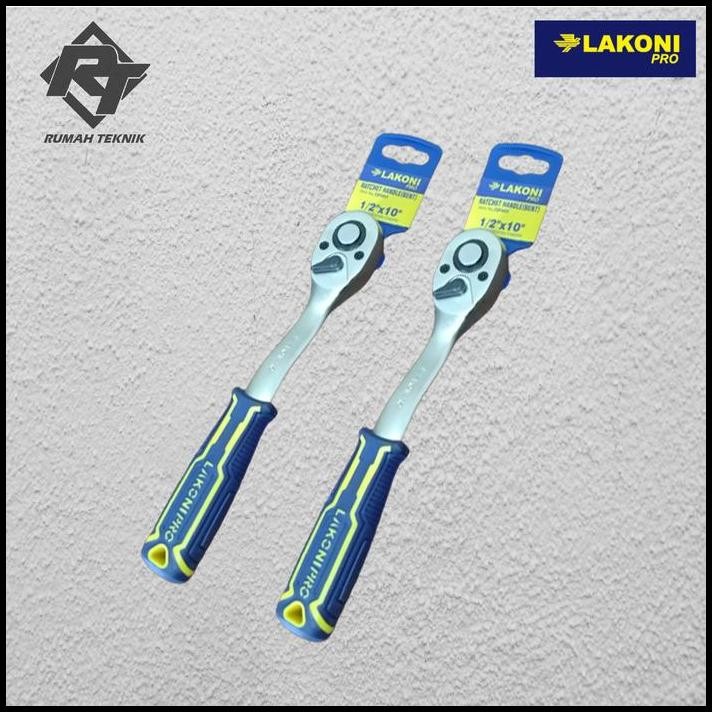 LAKONI PRO GAGANG RACET 1/2" HANDLE RATCHET SHOCK 1/2"X10 INCH