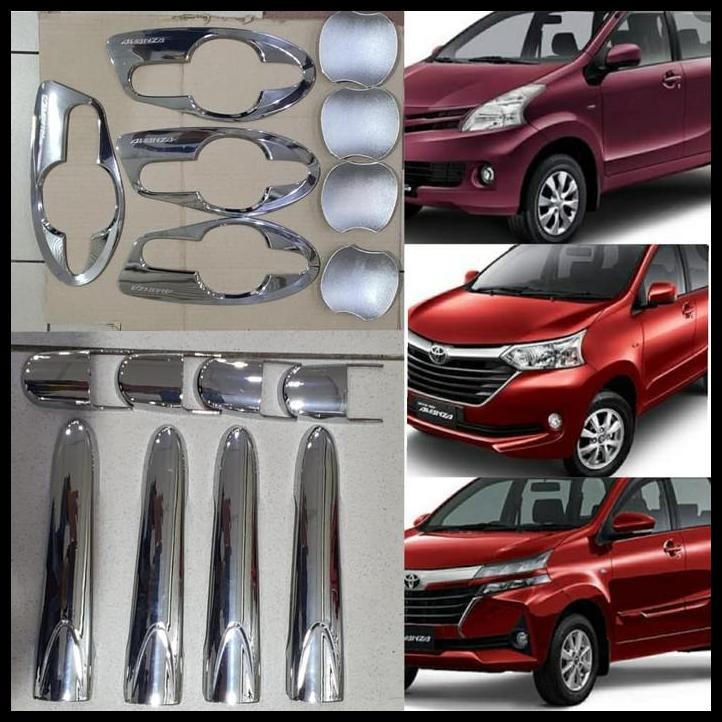 GRATIS ONGKIR COVER HANDLE + OUTER / MANGKOK PINTU TOYOTA ALL GRAND NEW AVANZA 2012 SAMAI 2021 CROME