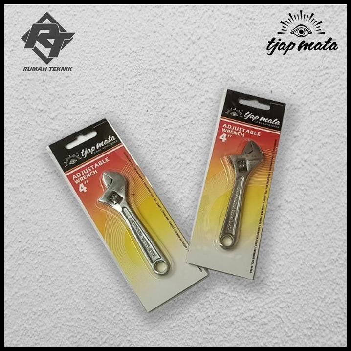 TJAP MATA Adjustable Wrench atau Kunci Inggris 4 inch