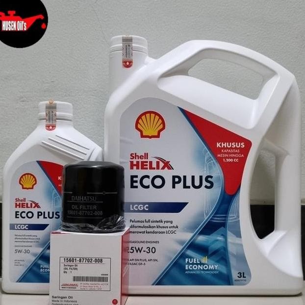 Oli Shell Helix Eco Plus 5W305W30 Full Syn Oli Daihatsu 4L