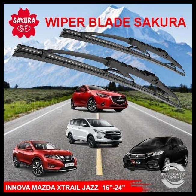 TERBARU WIPER KACA DEPAN JAZZ XTRAIL WIPER MOBIL SAKURA 
