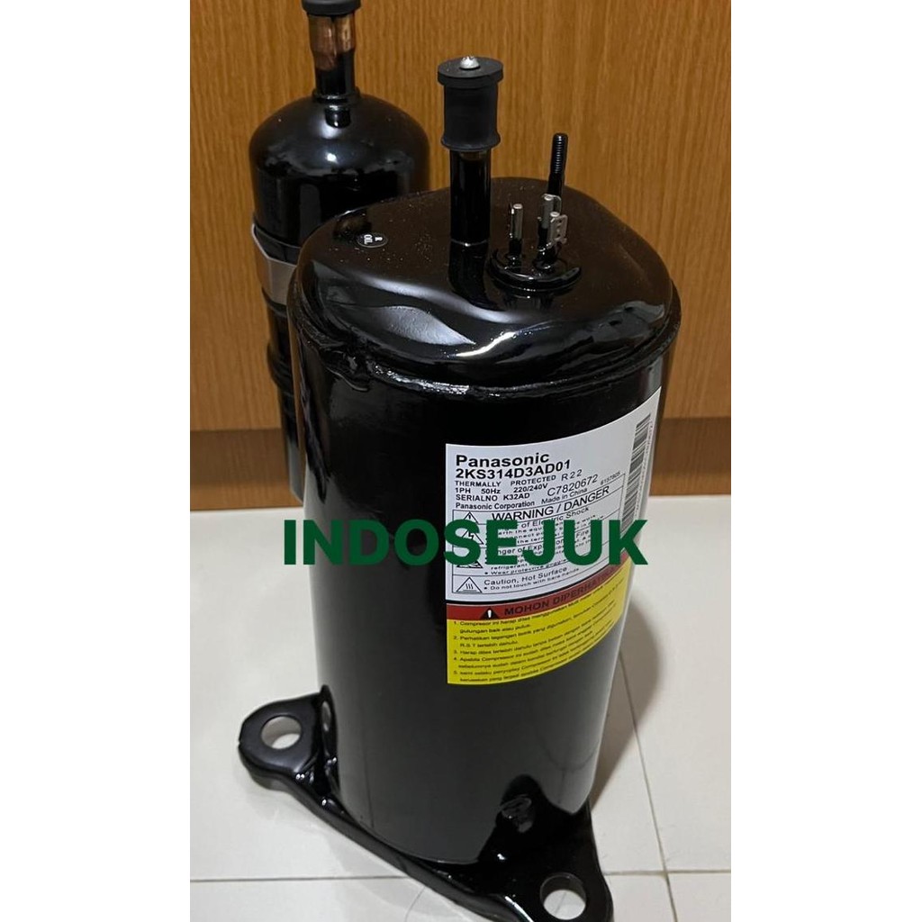 baru kompresor ac panasonic 2ks314 2pk r22 - compressor panasonic 2pk original