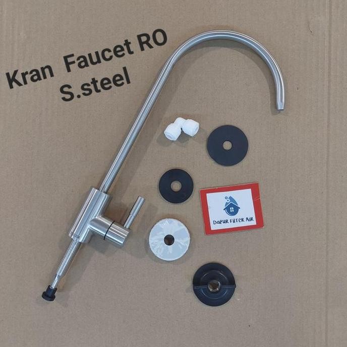Tersedia Kran Minum RO Stainless | Kran Faucet Angsa Air Minum Reverse Osmosis
