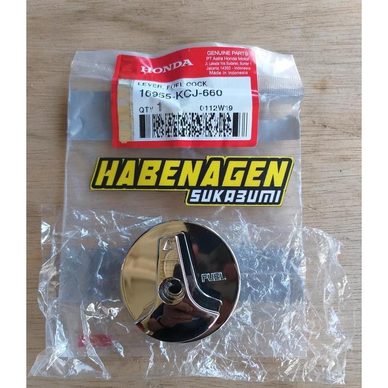 UNTIRAN PUNTIRAN PUTERAN KNOP KERAN KRAN BENSIN TANGKI HONDA TIGER REVO TIREV ORI AHM HGP BARU ORIGI