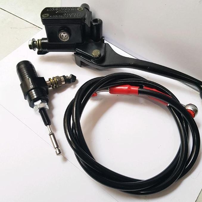 MASTER REM KIRI STUT HIDROLIK KOPLING SELANG 130 CM CLUTCH PUMP HANDLE KOPLING SET UNIVERSAL MASTER 