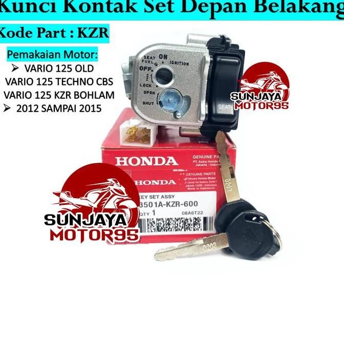 New Key Set Vario 125 CBS 2012-2014 - Kunci Kontak Anak Jok Motor Vario Techno Lengkap