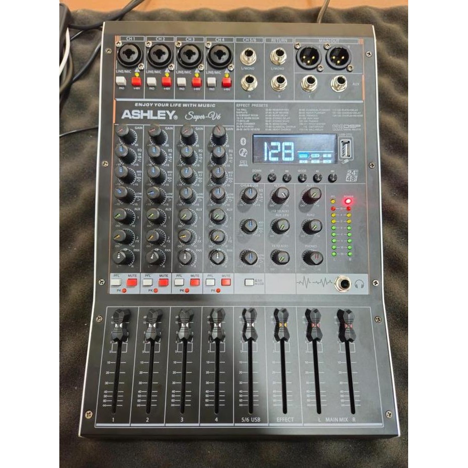 Mixer Audio Ashley Superv6 Super V6 Original Terbaik